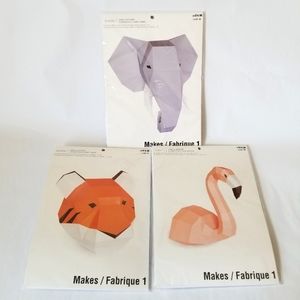 Bundle! 3 Animal Sculpture Kits